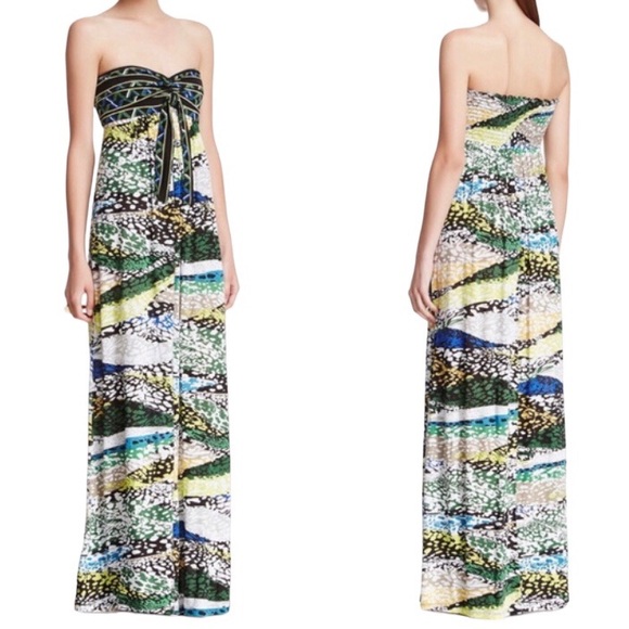 BCBGMAXAZRIA Boho Maxi Dress - Picture 1 of 7